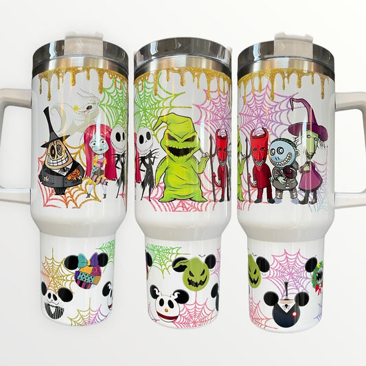 Nightmare Before Christmas Halloween Town 40oz Quencher Tumbler