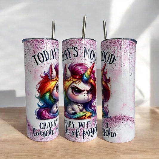 Todays Mood - Unicorn 20/30oz Insulated Skinny Tumbler