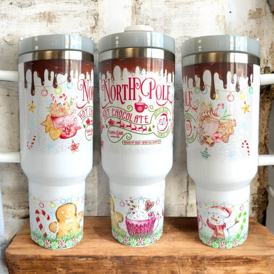 North Pole Hot Chocolate Co 30oz/ 40oz Quencher Tumbler