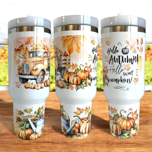 Hello Autumn 30oz/ 40oz Quencher Tumbler