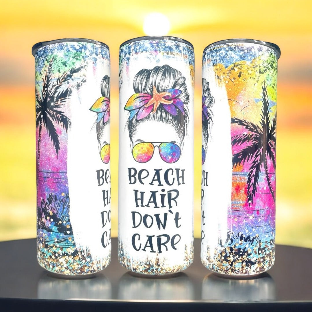 Beach Hair Don't Care 20/30oz Insulated Tumbler