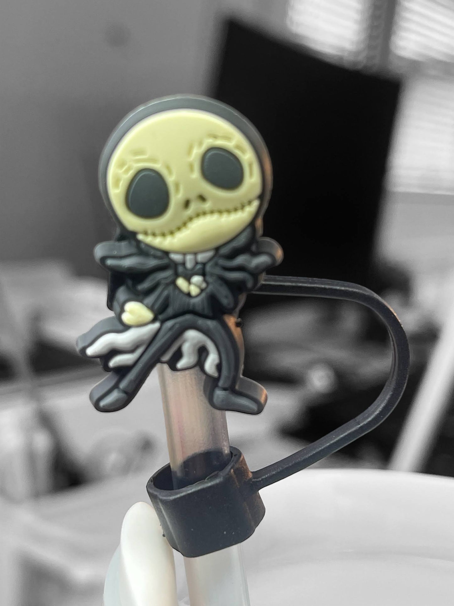 Nightmare Before Christmas Straw topper cover for 40oz Quencher tumbler. Fits Stanley V1 and H2.0 and all Dupes