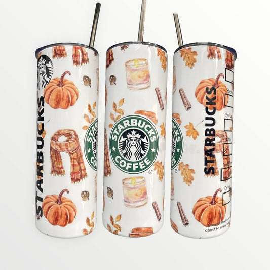 Starbucks Autumn Vibes Insulated 20/30oz Skinny Tumbler