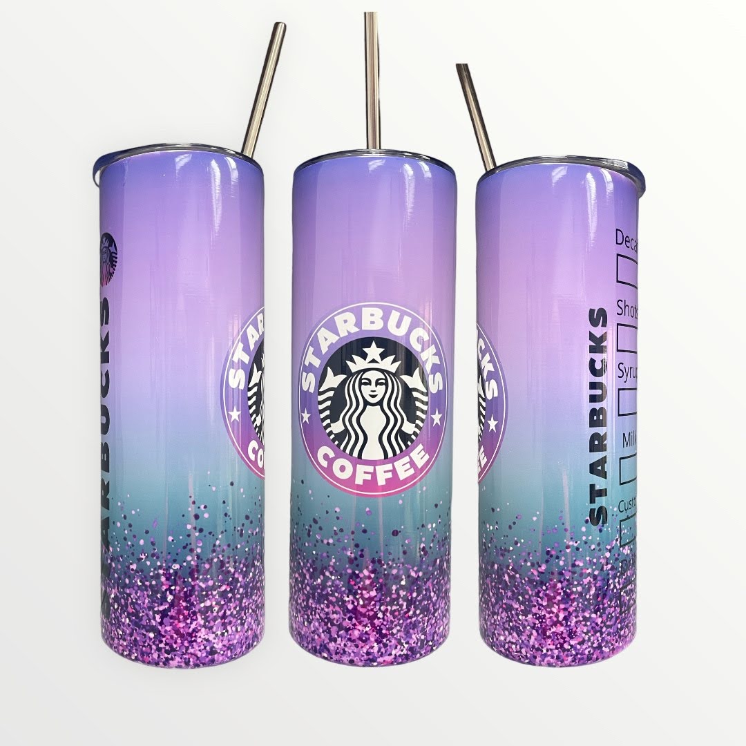 Starbucks Purple Fade Insulated 20/30oz Skinny Tumbler - blakescreates