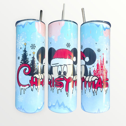 Disney Mickey Mouse Christmas 20/30oz Insulated Skinny Tumbler