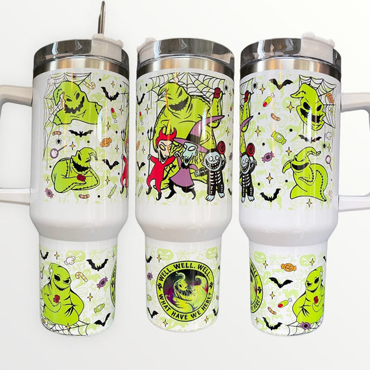 Oogie Boogie with Lock Shock and Barrel 40oz Quencher Tumbler