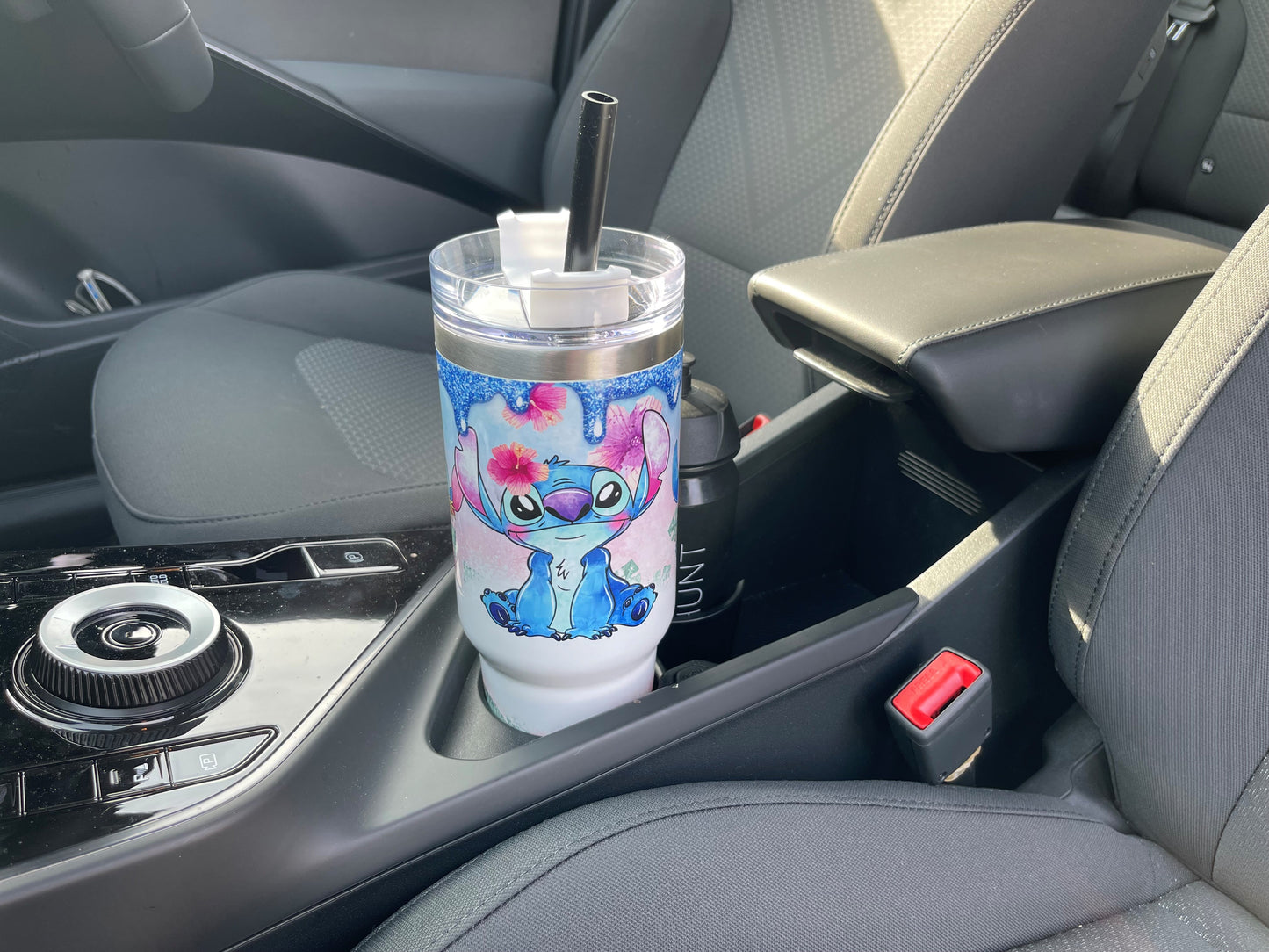 Disney Lilo and Stitch Flower 30oz/40oz Quencher Tumbler with Optional Personalisation