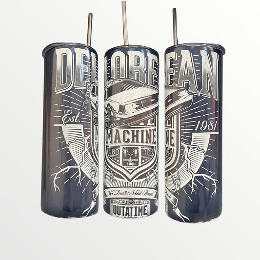 Back To The Future - Out Of Time - Delorean Tumbler