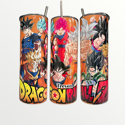 Dragon Ball Z Tumbler With Optional Personalisation