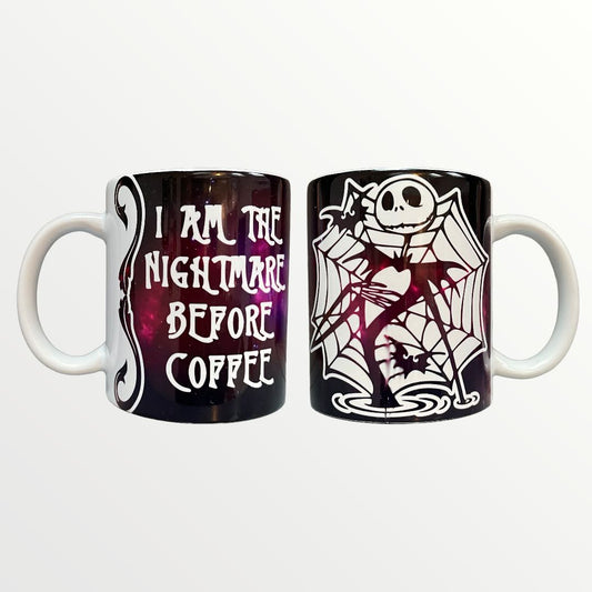 I Am The Nightmare Before Coffee Mug