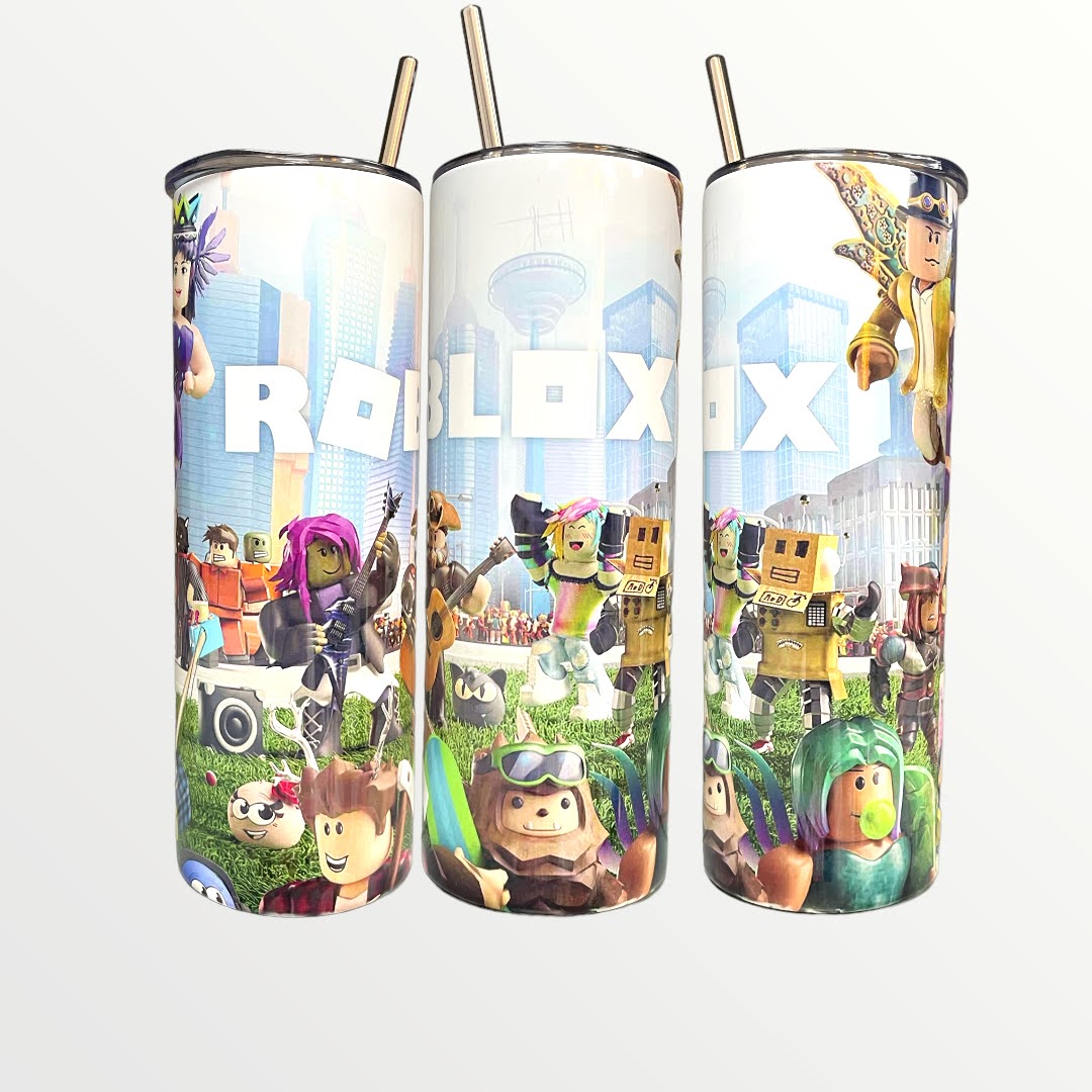 Customized Roblox Tumbler Smirking Face Gift Tumbler 