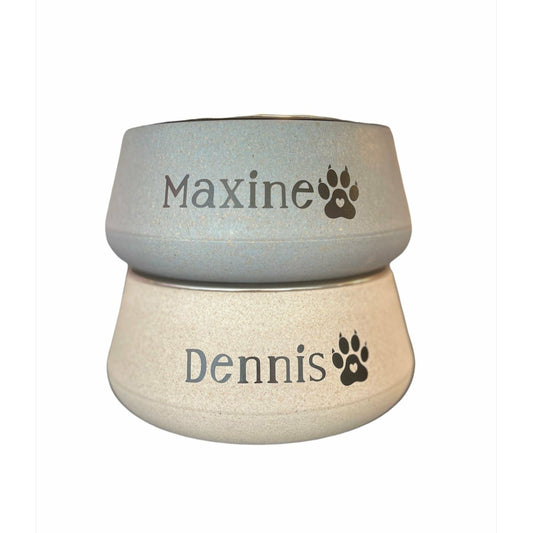 Personalised Bamboo Dog Bowl