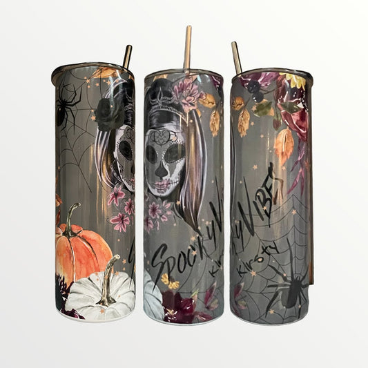 Spooky Vibes 20/30oz Insulated Skinny Tumbler